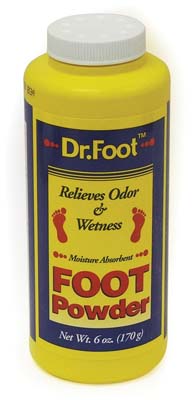 DR. FOOT FOOT POWDER 6 OZ MOISTURE ABSORBENT