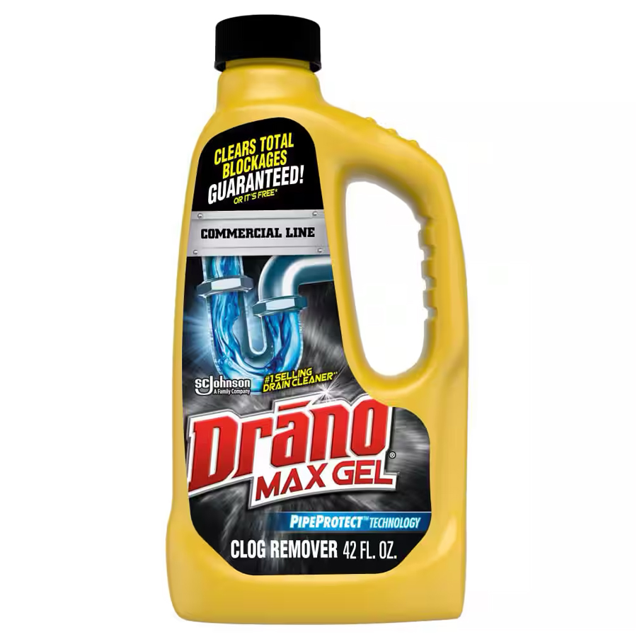 DRANO DRAIN OPENER 42 OZ MAX GEL CLOG REMOVER