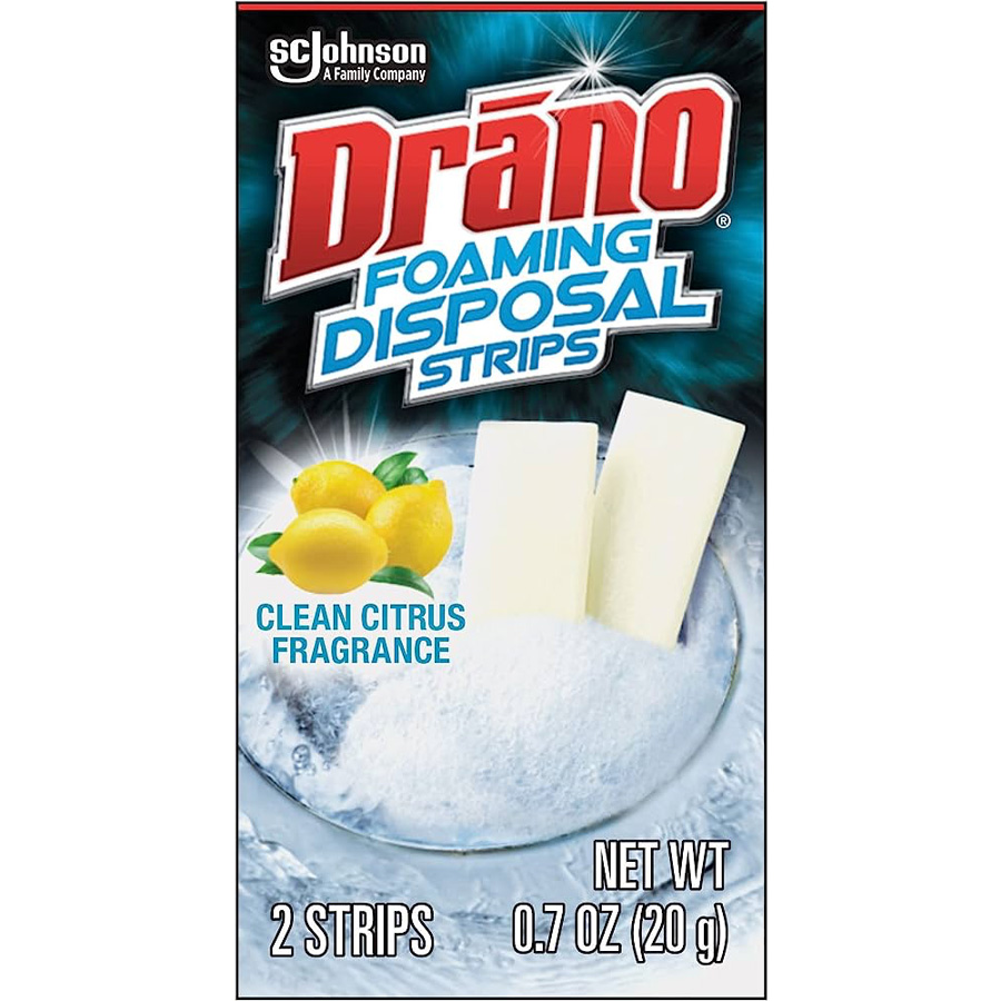 DRANO FOAMING DISPOSAL STRIPS 2 CT