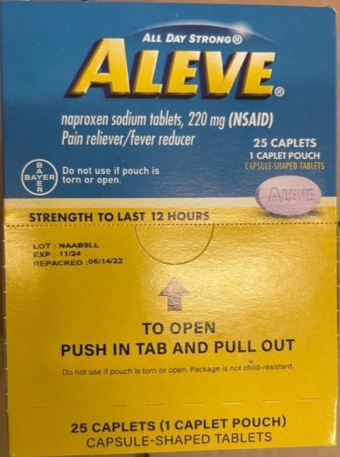 ALEVE TABLET 1 CT DISPENSER