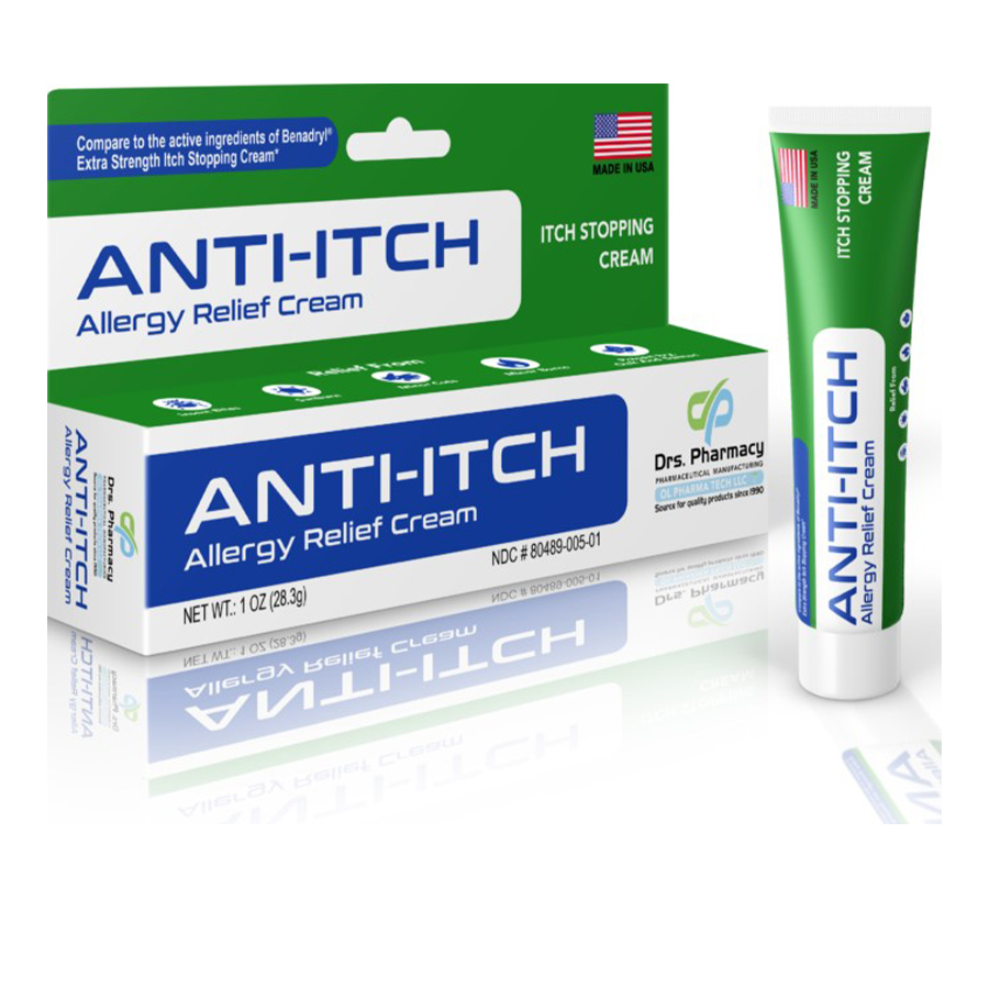 DRS. PHARMACY ANTI-ITCH ALLLERGY RELIEF 1 OZ