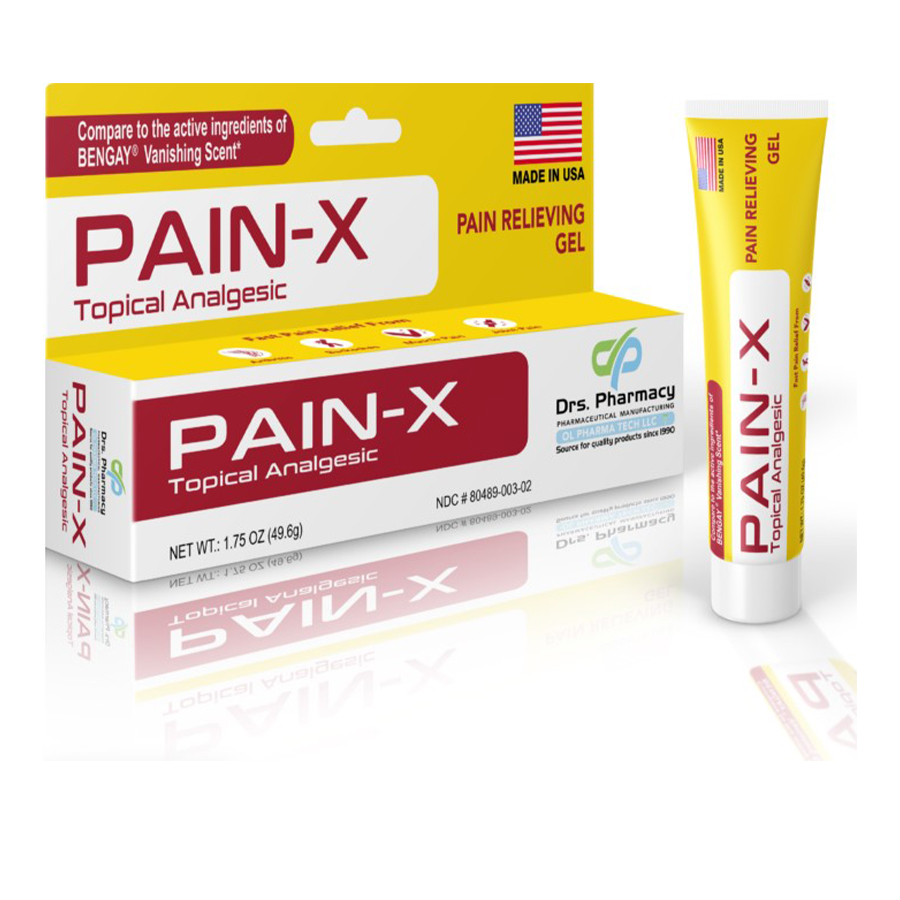 DRS. PHARMACY TOPICAL ANALGESIC PAIN-X 1.75 OZ