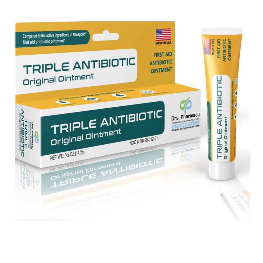 DRS. PHARMACY TRIPLE ANTIBIOTIC OINTMENT 0.5 OZ