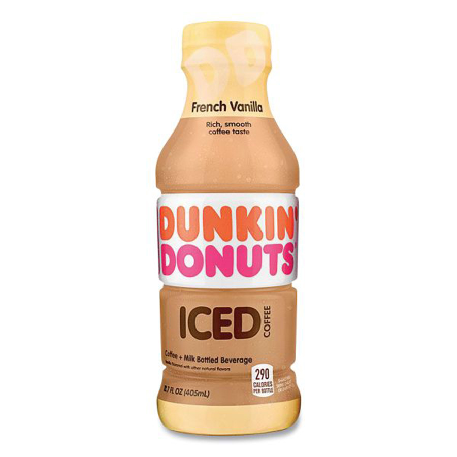 DUNKIN BOTTLED COFFEE 13.7 OZ FRENCH VANILLA