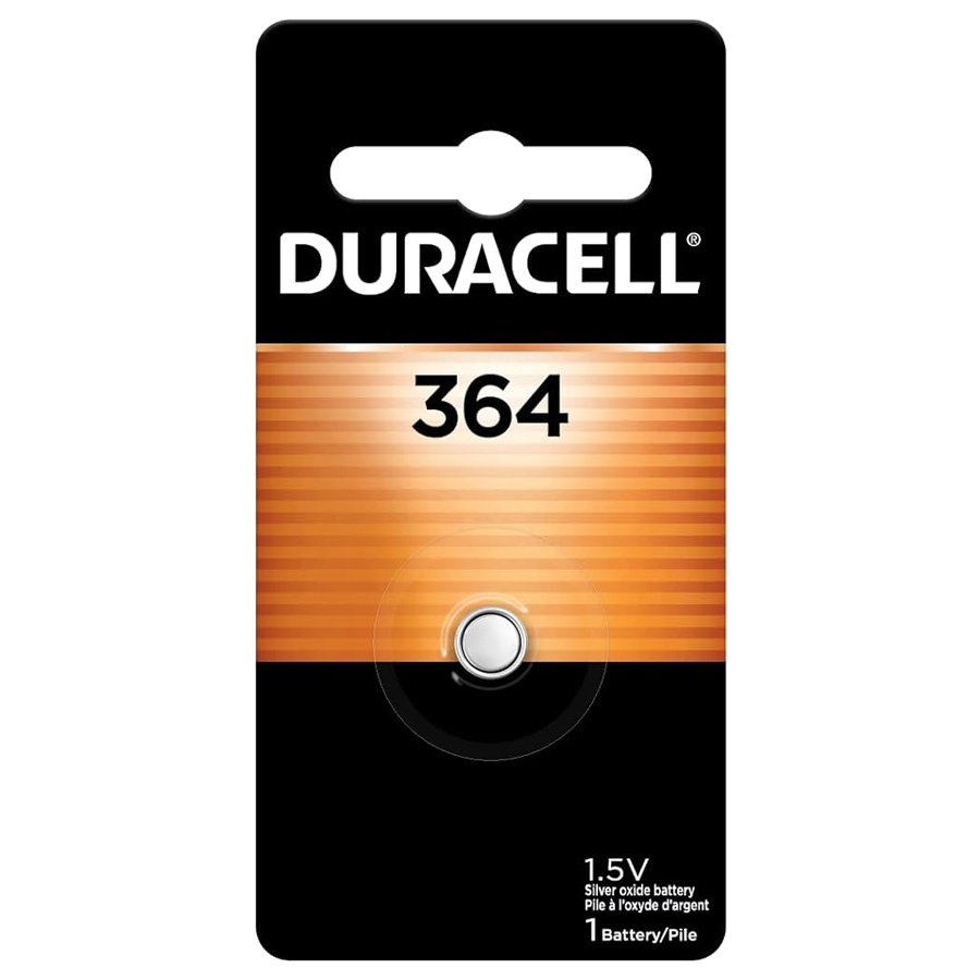 DURACELL BATTERIES 1 PK WATCH / CALCULATOR SIZE 364