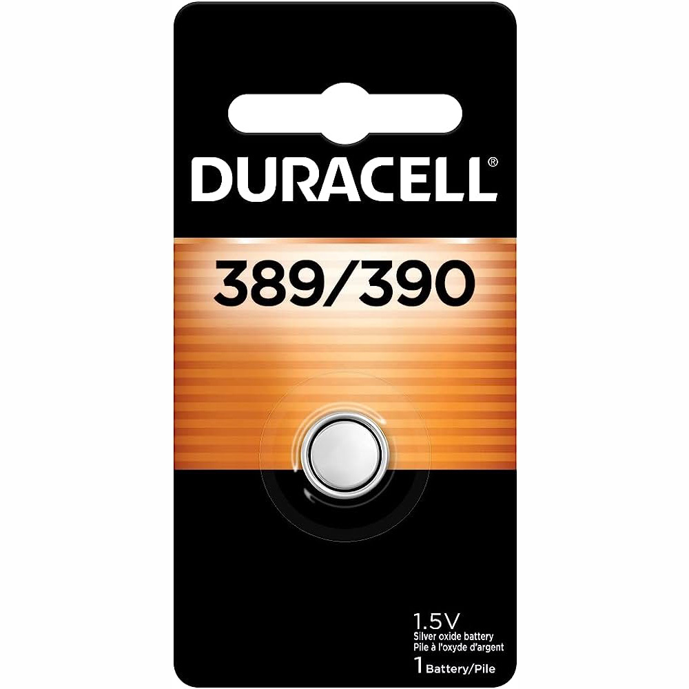 DURACELL BATTERIES 1 PK WATCH / CALCULATOR SIZE 389/390