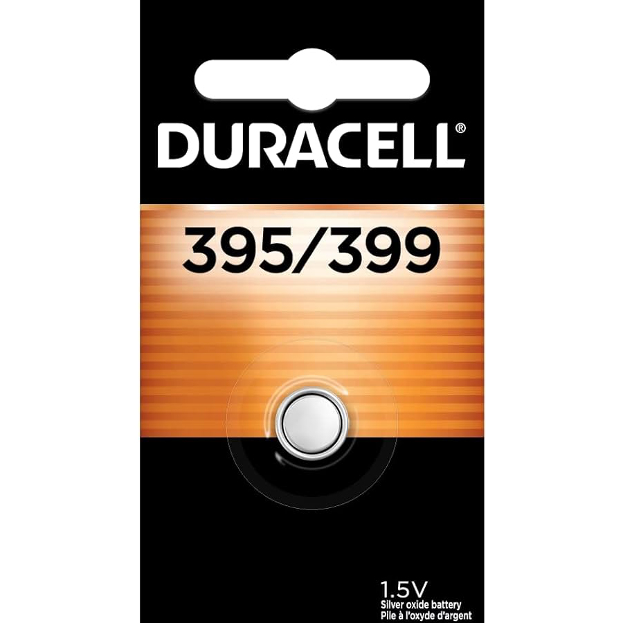 DURACELL BATTERIES 1 PK WATCH / CALCULATOR SIZE 395/399