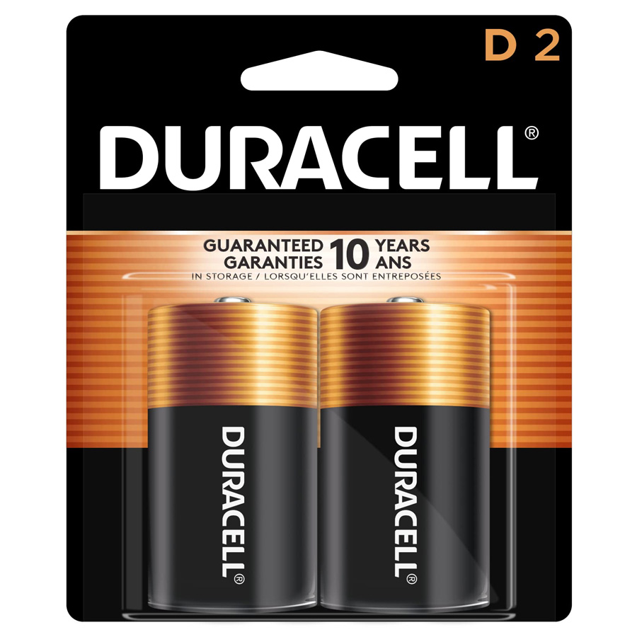 DURACELL BATTERIES 2 CT BULK