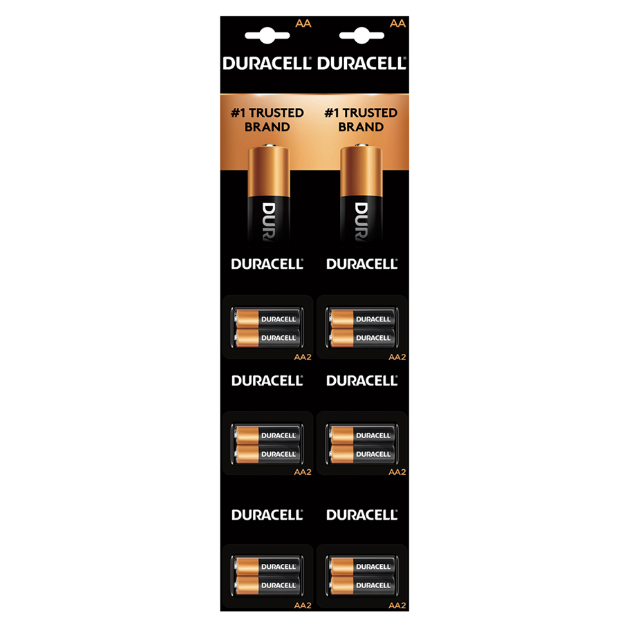 DURACELL BATTERIES AA2 BODEGA PACK COPPERTOP