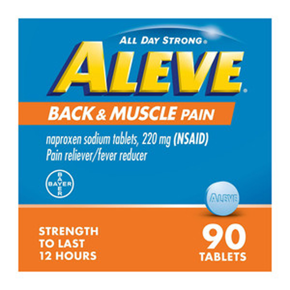 ALEVE TAPLETS 90 CT BACK AND MUSCLE PAIN