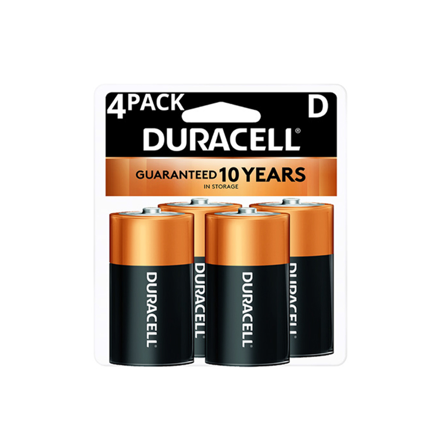 DURACELL BATTERIES D4 COPPERTOP