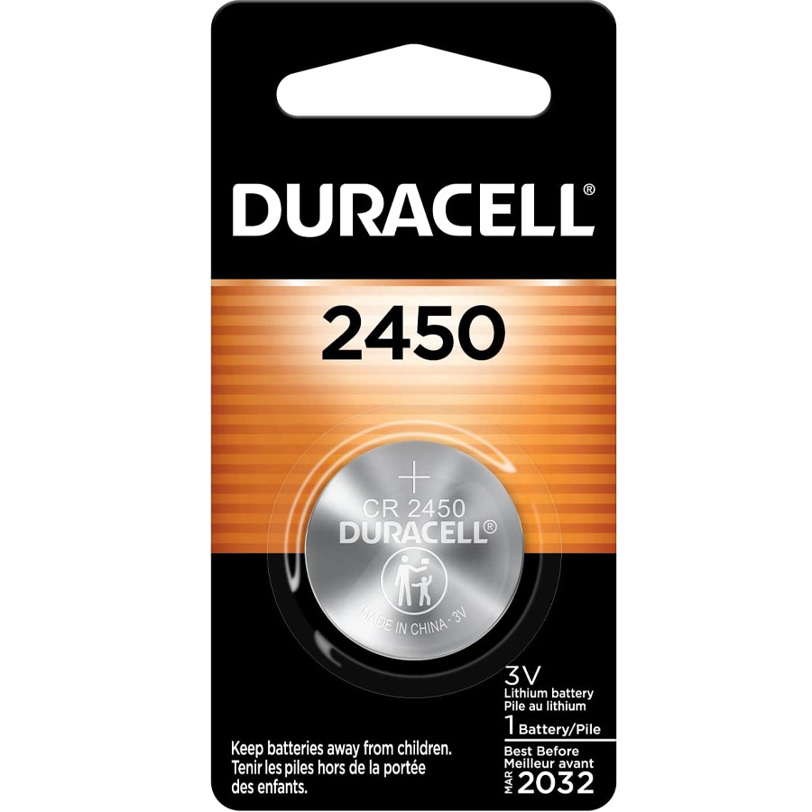 DURACELL LITHIUM BATTERY 3 V 1 PK #2450 COIN