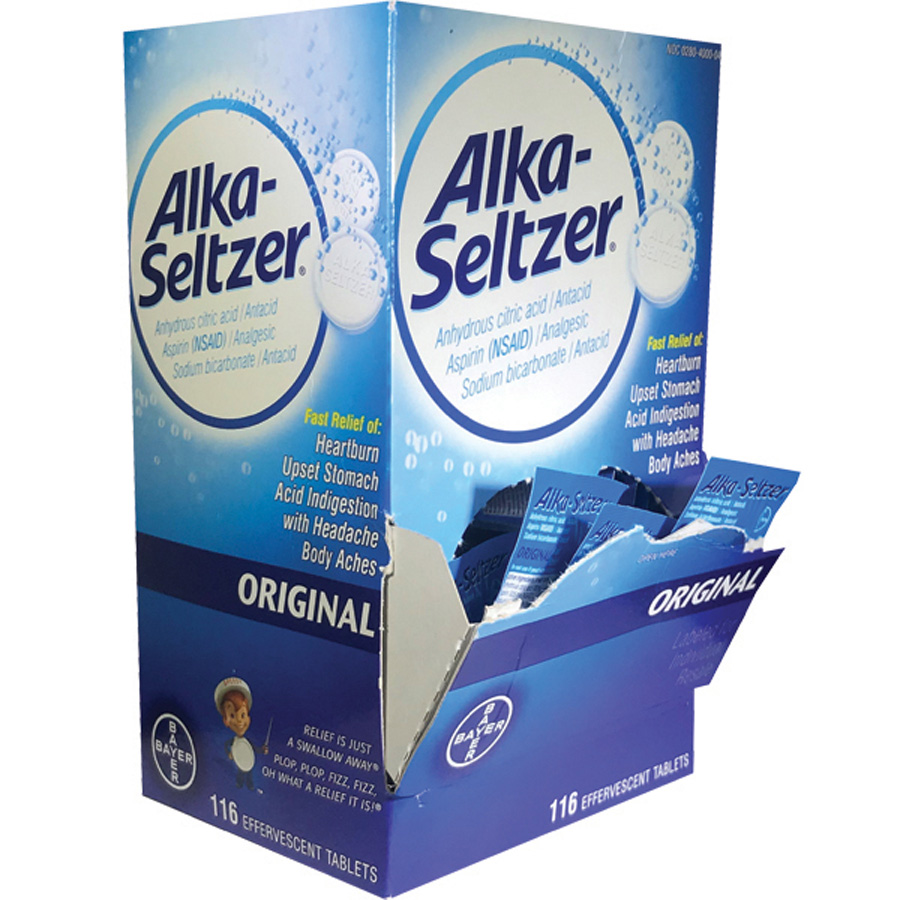ALKA SELTZER ORIGINAL 1 CT TABLET DISPENSER