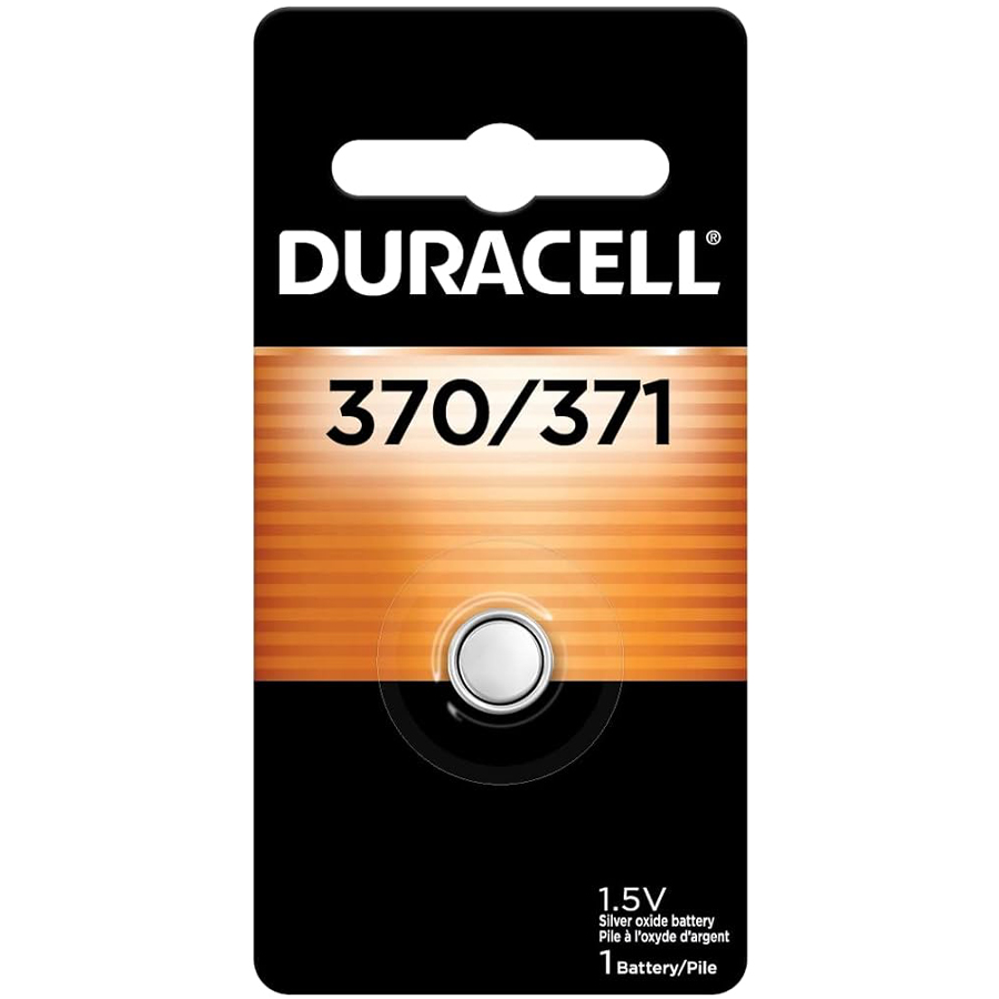 DURACELL SILVER OXIDE BATTERIES 1 PK #370/3717