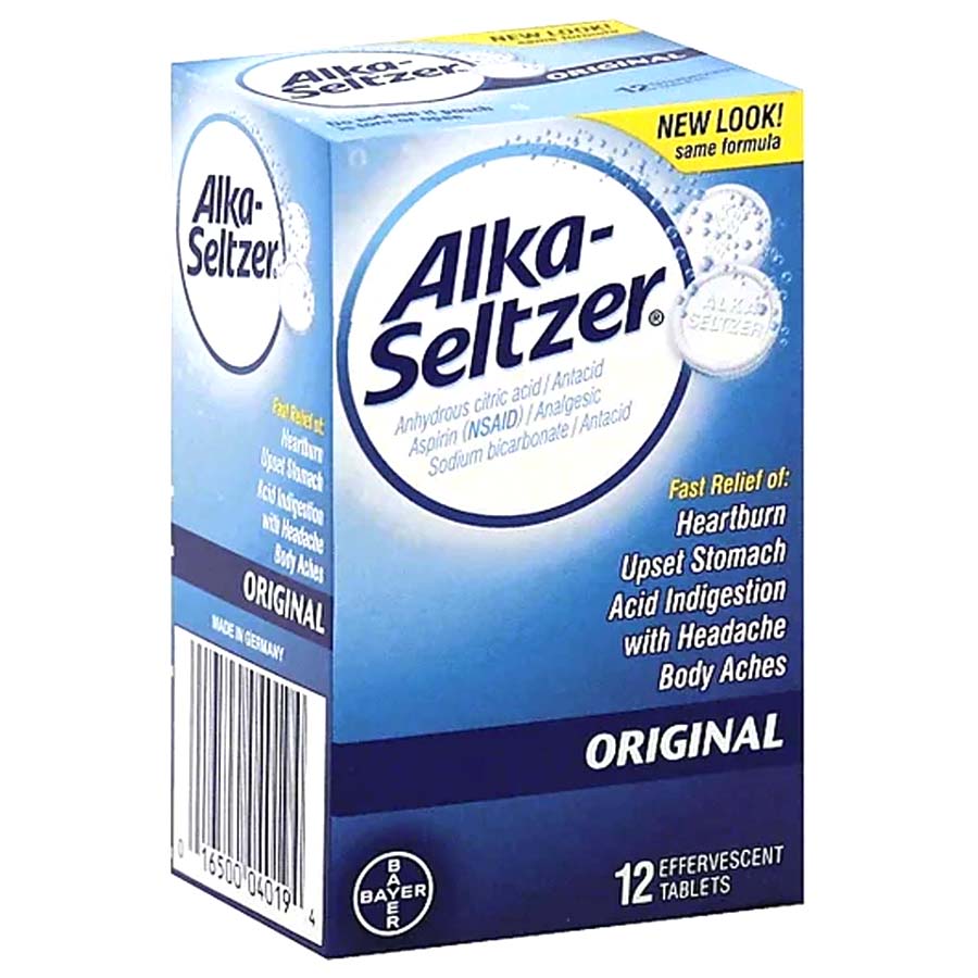 ALKA SELTZER ORIGINAL 12 CT TABLET
