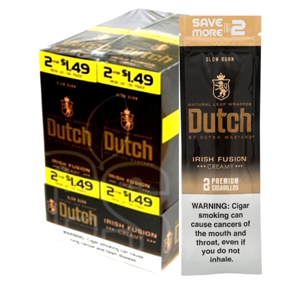 DUTCH MASTER CIGARS 2 CT IRISH