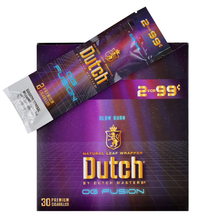 DUTCH MASTER CIGARS 2 CT OG FUSION