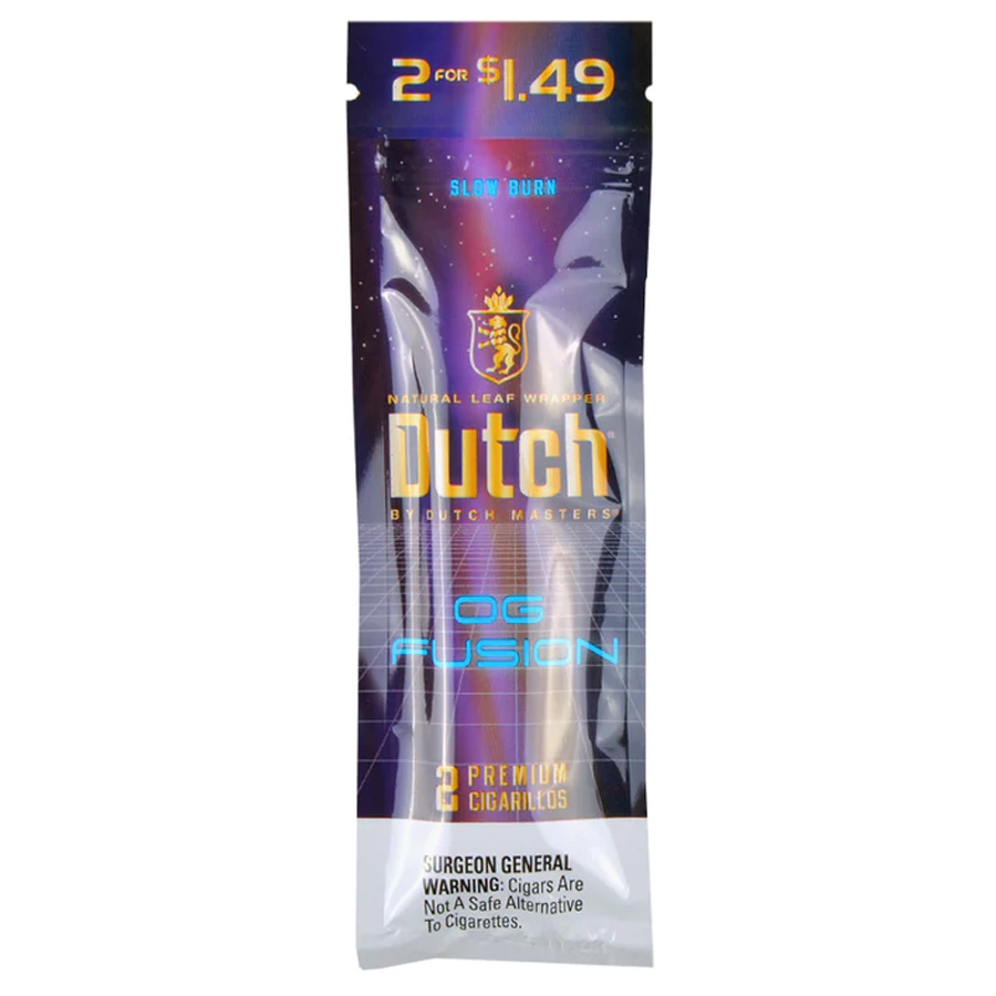 DUTCH MASTER CIGARS 2CT 1.49 OG FUSION