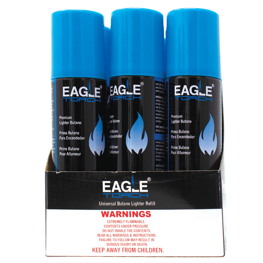 EAGLE TORCH BUTANE 80 ML/2.7 OZ REFILL METAL CAN