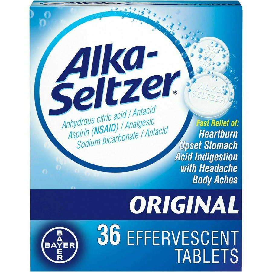 ALKA SELTZER ORIGINAL 36 CT TABLETS