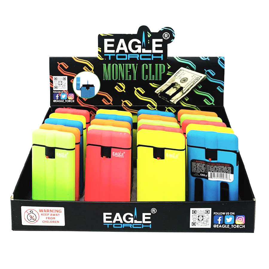 EAGLE TORCH LIGHTER 1 CT MONEY CLIP (PT161MC)