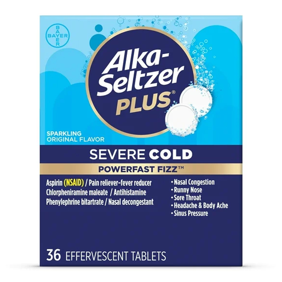 ALKA SELTZER PLUS COLD & FLU 2 CT BOX