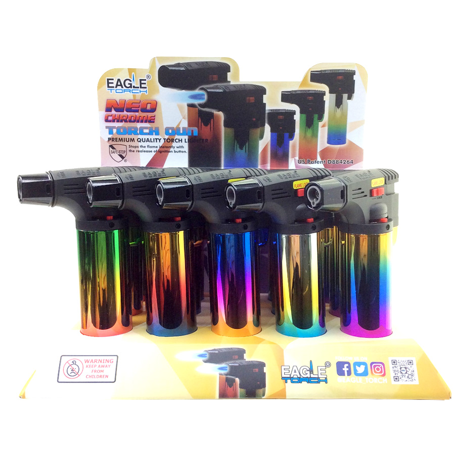 EAGLE TORCH LIGHTER 1 CT NEO CHROME (PT101NCR)
