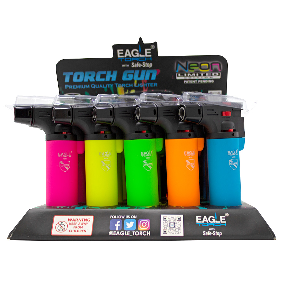 EAGLE TORCH LIGHTER 1 CT NEON GUN (PT101N)