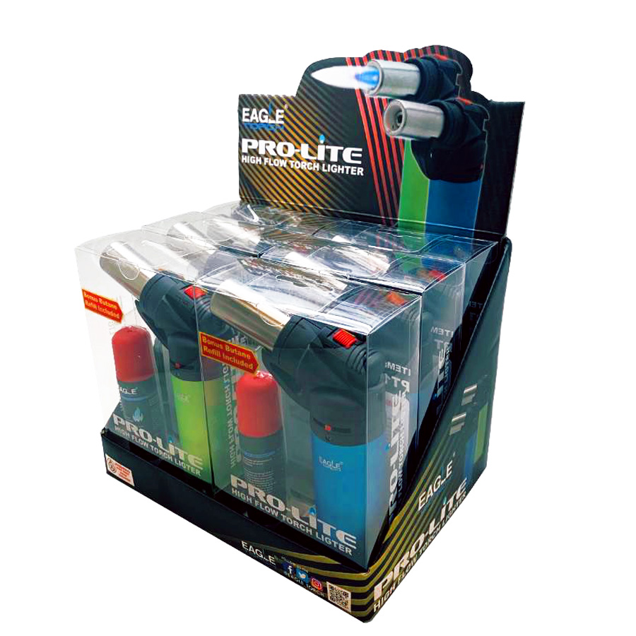 EAGLE TORCH LIGHTERS + BUTANE 1CT HI FLOW (PT171PL)