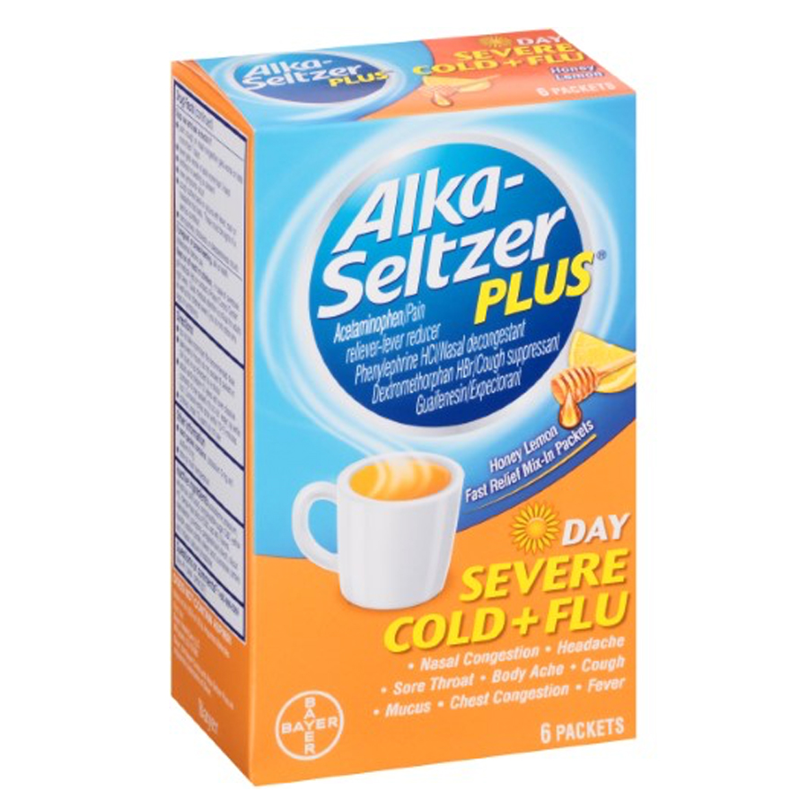 ALKA SELTZER PLUS COLD & FLU 6 CT COLD & FLU DAYTIME