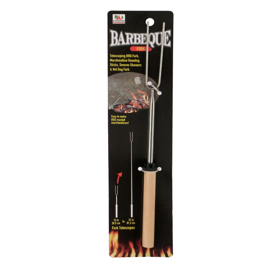 EASTERN OUTDOOR BBQ FORK 12.2 X 32 IN BLACK