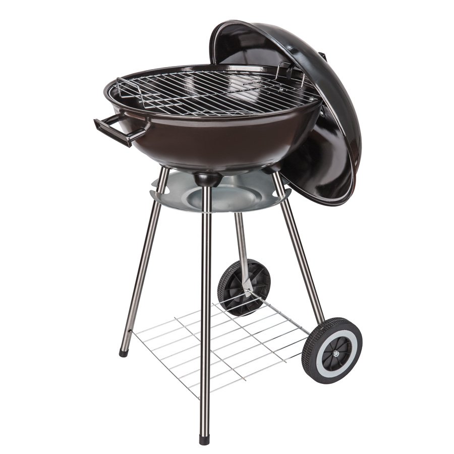 EASTERN OUTDOOR BBQ KETTLE 17IN ROUND ON WHEEL