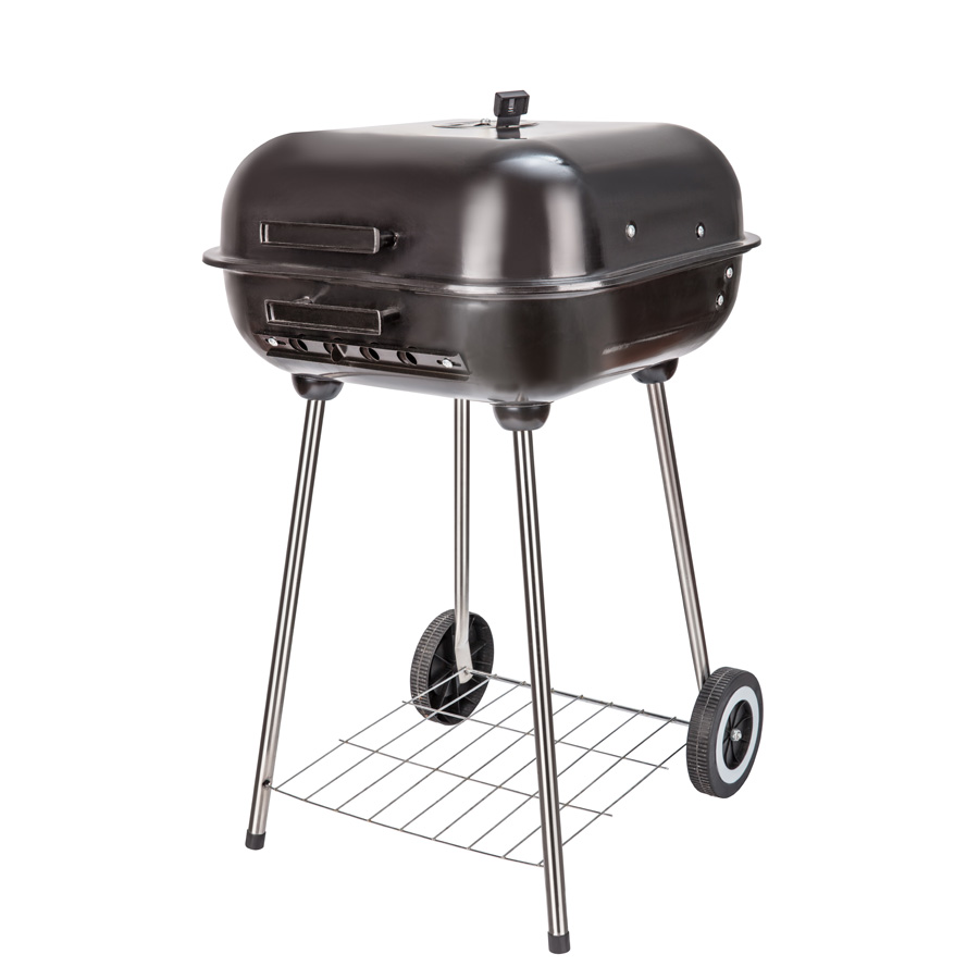 EASTERN OUTDOOR BBQ KETTLE 18 IN SQUARE ON WHEEL