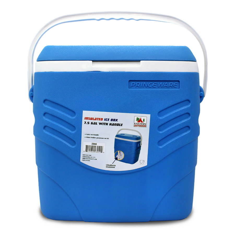 EASTERN OUTDOOR ICE BOX COOLER 7.5 GL WITH HANDLE INSULATED
