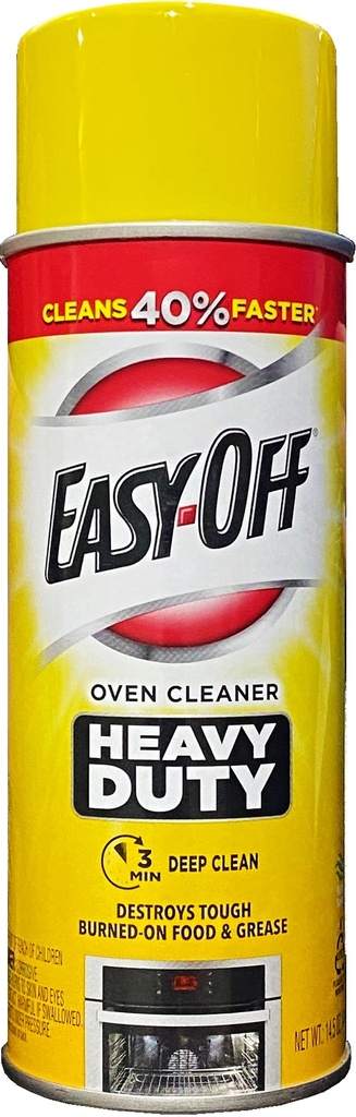 EASY OFF OVEN CLEANER 14.5 OZ HEAVY DUTY YELLOW)