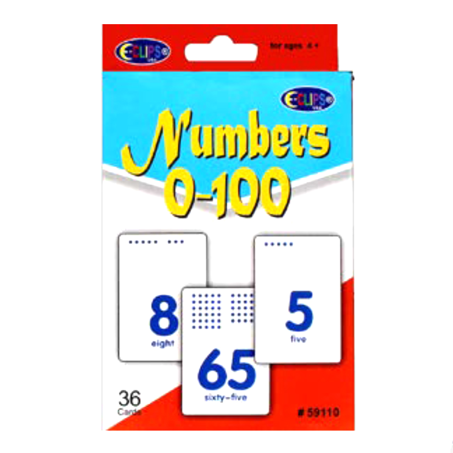 ECLIPS FLASH CARDS 36 CARDS NUMBERS