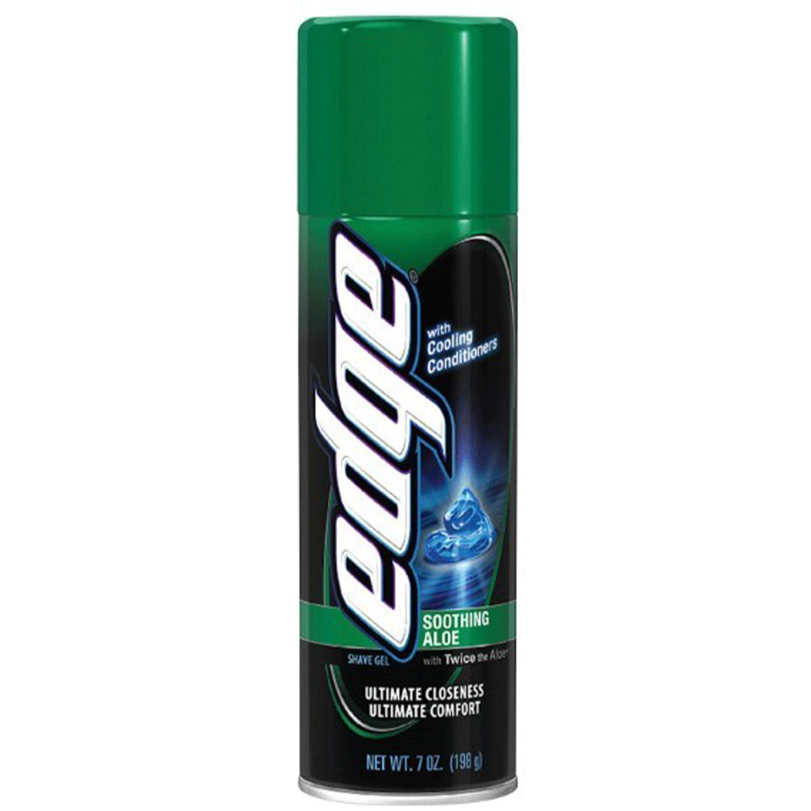 EDGE SHAVING GEL 7 OZ SOOTHING ALOE