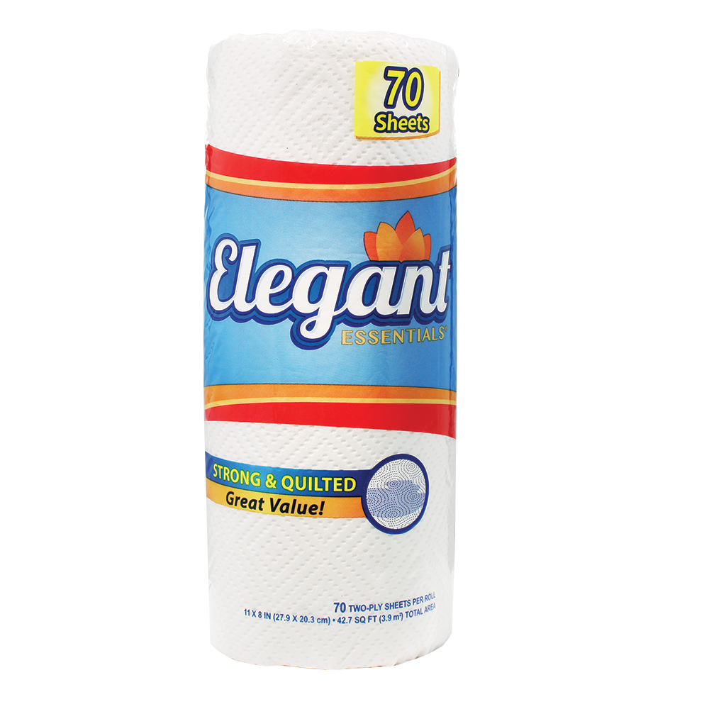 ELEGANT PAPER TOWEL 11 X 8 IN 70 CT 2 PLY
