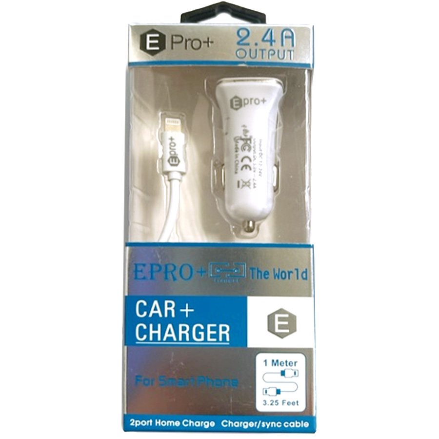 ELITE CAR CHARGER 1 M / 3.25 F 2.4 A