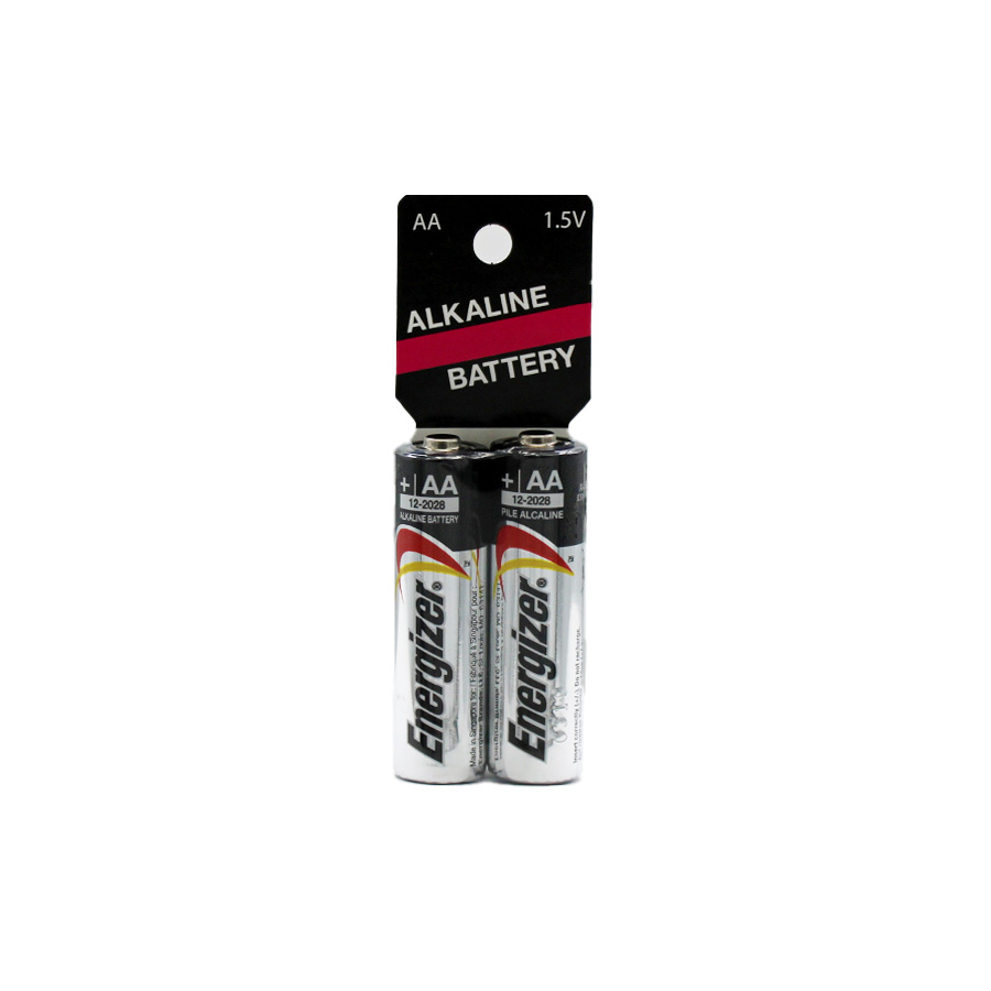 ENERGIZER ALKALINE BATTERIES AA2 REPACK FOR EXPORT ONLY