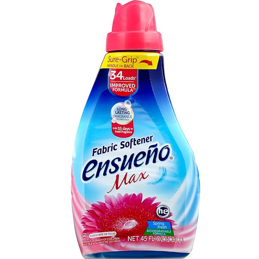 ENSUENO FABRIC SOFTENER 45 OZ MAX SPRING FRESH