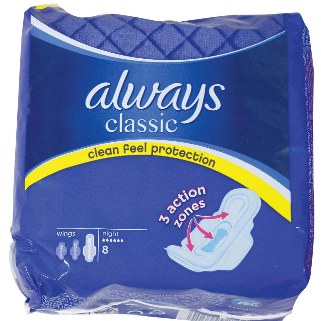ALWAYS CLASSIC 8 CT CLASSIC NIGHT