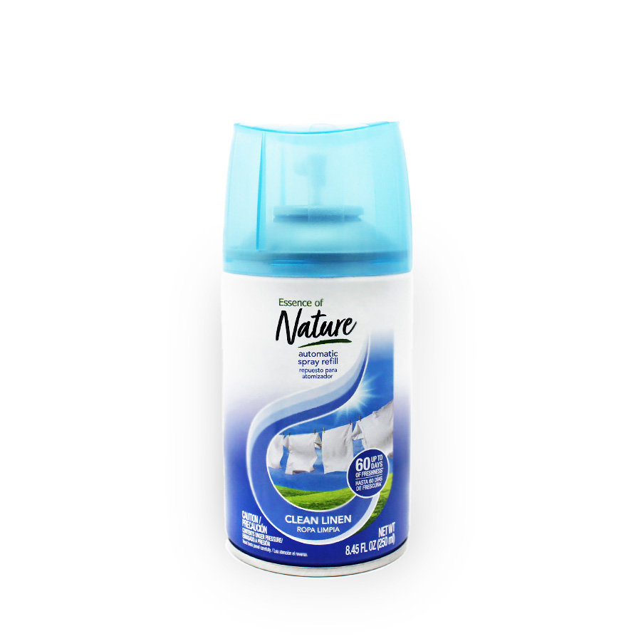 ESSENCE OF NATURE AIR FRESHENER DISPENSER 250 ML CLEAN LINEN