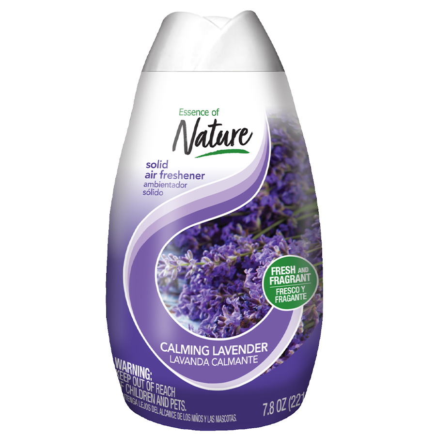 ESSENCE OF NATURE SOLID ADJUSTABLE AIR FRESHENER 7.8 OZ CALMING LAVENDER 12 CT