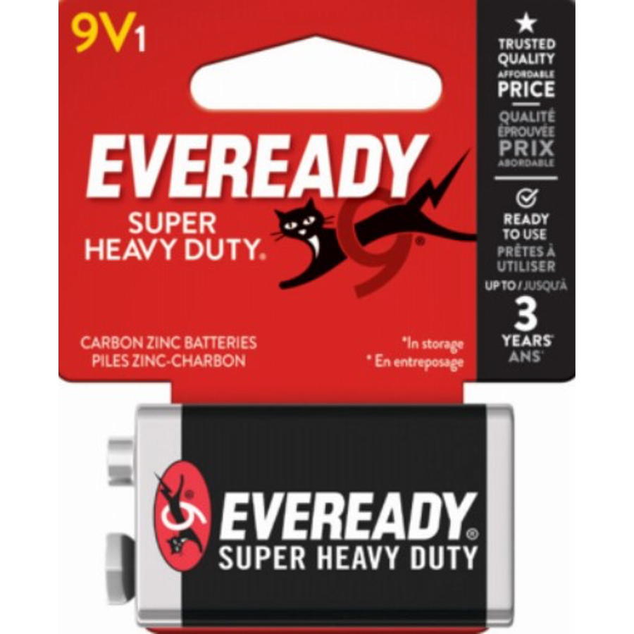 EVEREADY BATTERIES 9-V
