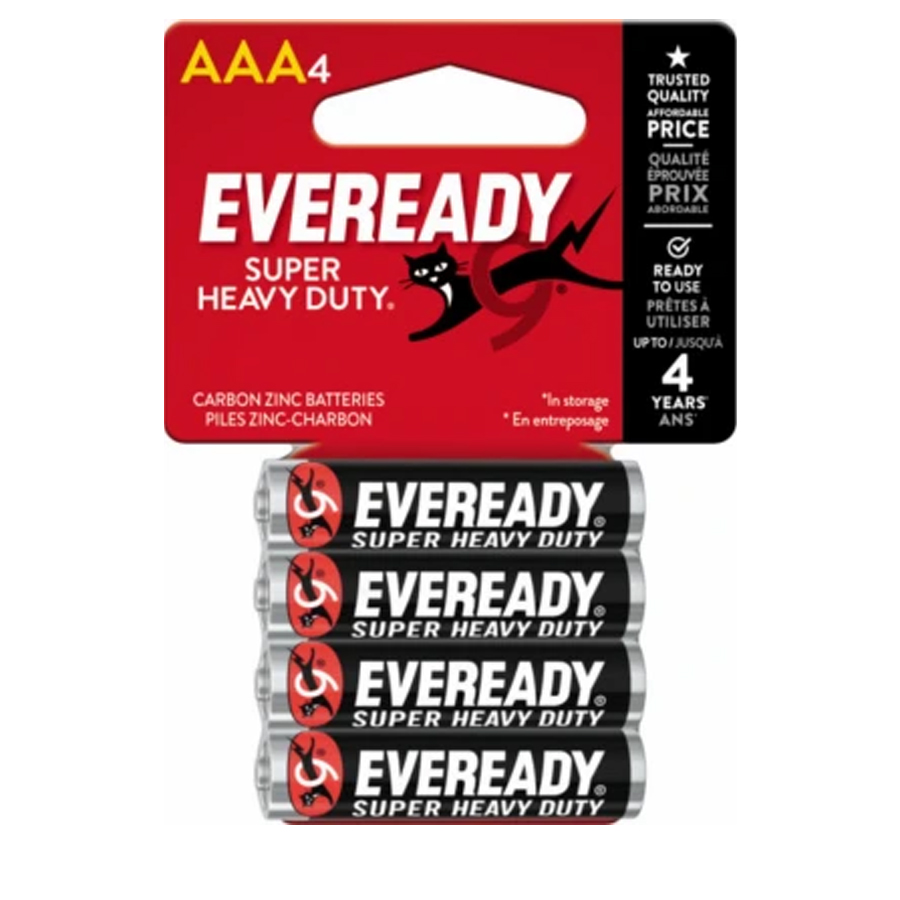 EVEREADY BATTERIES AAA4