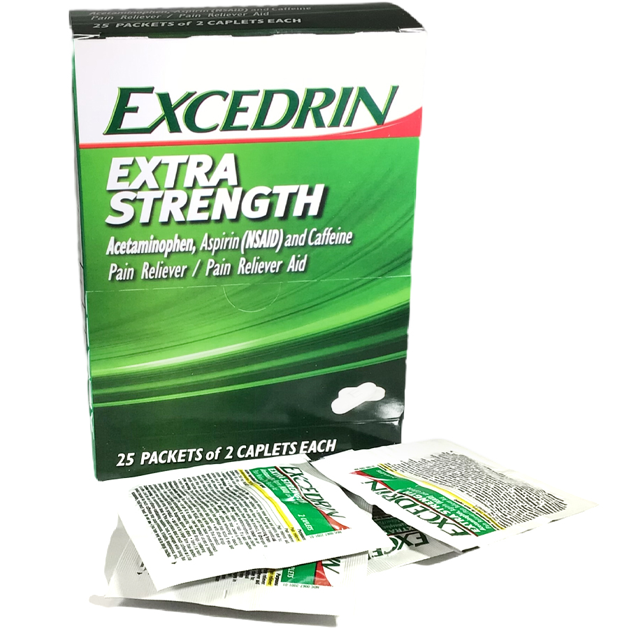 EXCEDRIN CAPLETS 2 CT EXTRA STRENGTH DISPENSER