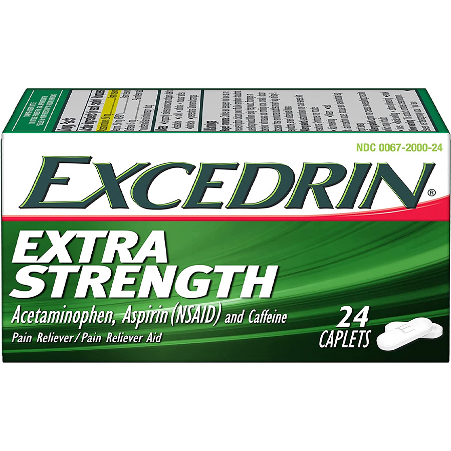 EXCEDRIN CAPLETS 24 CT EXTRA STRENGTH