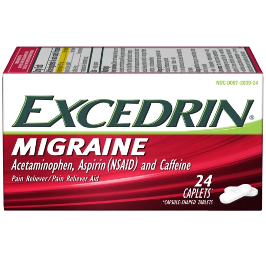 EXCEDRIN CAPLETS 24 CT MIGRAINE