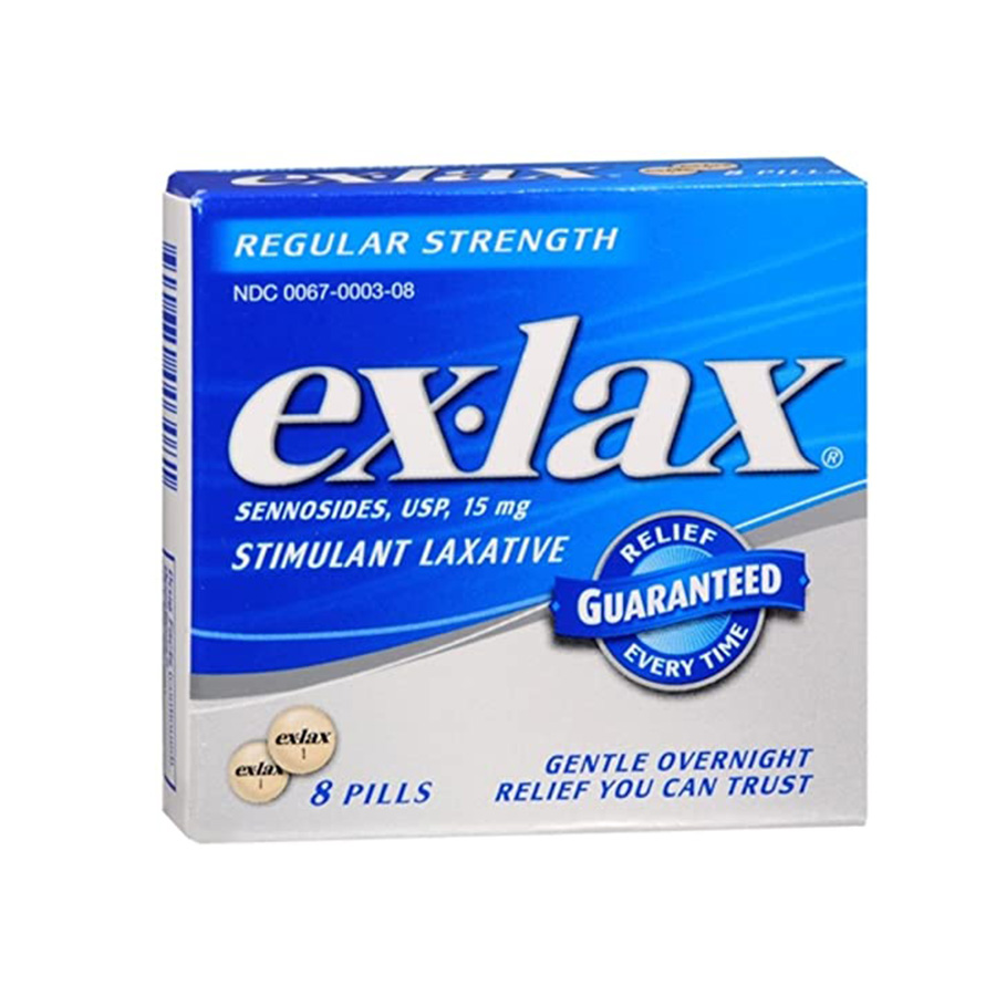 EX-LAX LAXATIVE 8 CT REGULAR